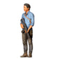 3DP Miniatures 3: Stehende Figur: Mann mit Gewehr und Schultergurt (Ref. Nr. 495)