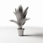Photo produit de modélisme de diorama 0 : plantes pour diorama : palmier sagou en pot (réf. 502D)