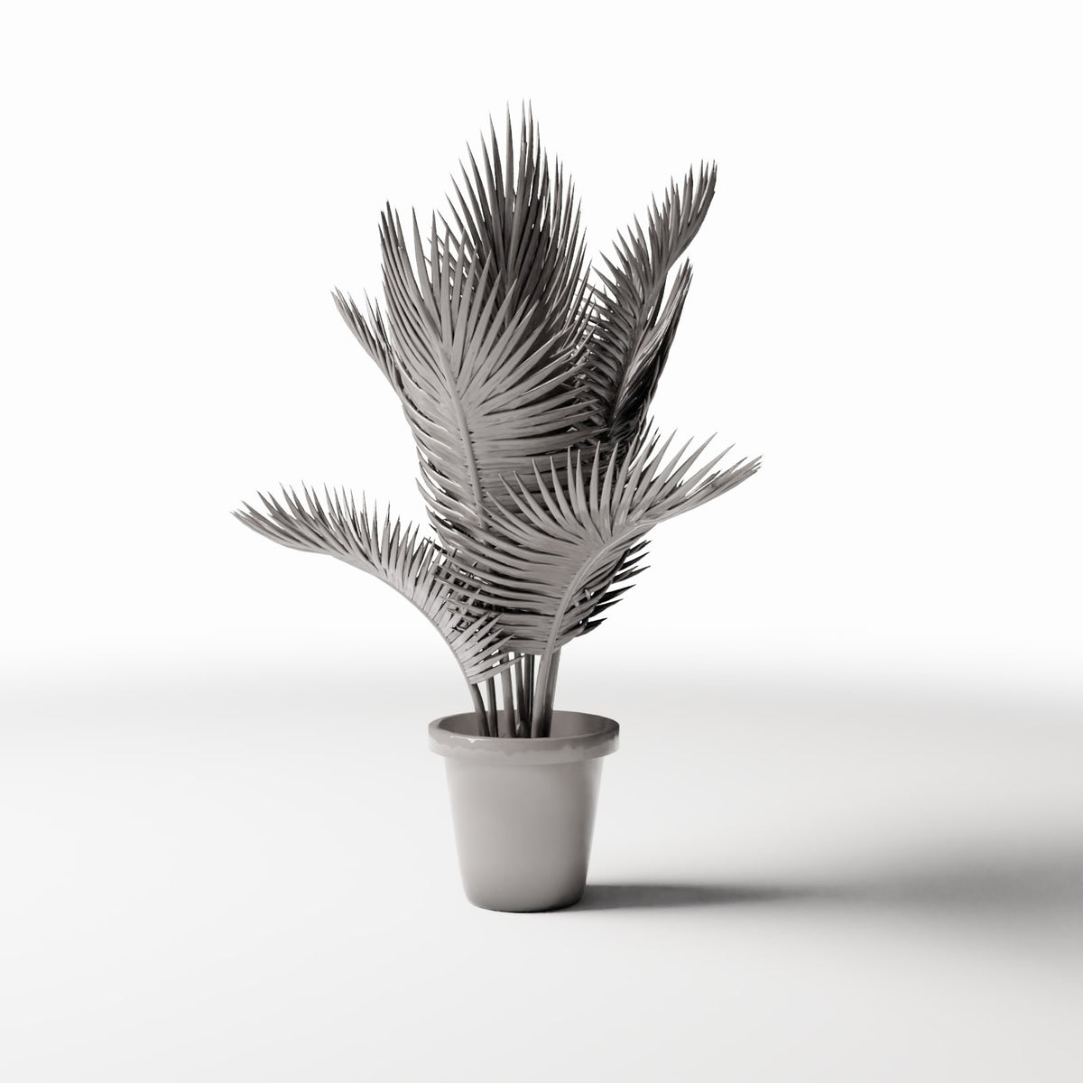 Photo produit de modélisme de diorama 0 : plantes pour diorama : palmier sagou en pot (réf. 502D)