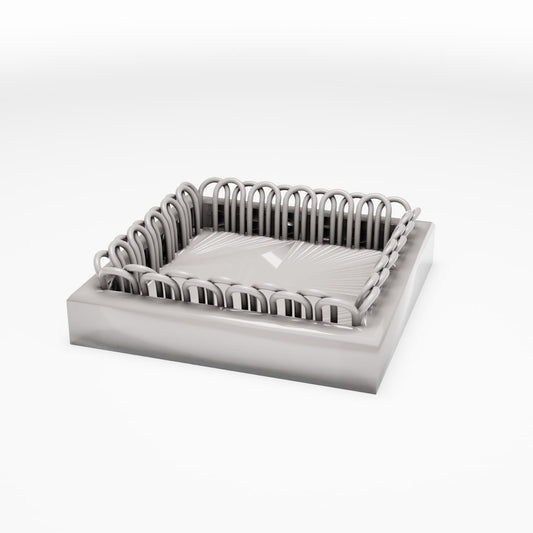 Photo produit de modélisme de diorama 0 : diorama urbain : fosse carrée pour arbre d’alignement avec grille de protection (Réf. 509D)