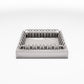 Photo de produit de modélisme de diorama 2 : diorama urbain : carré d’arbre avec grille de protection (réf. 509D)