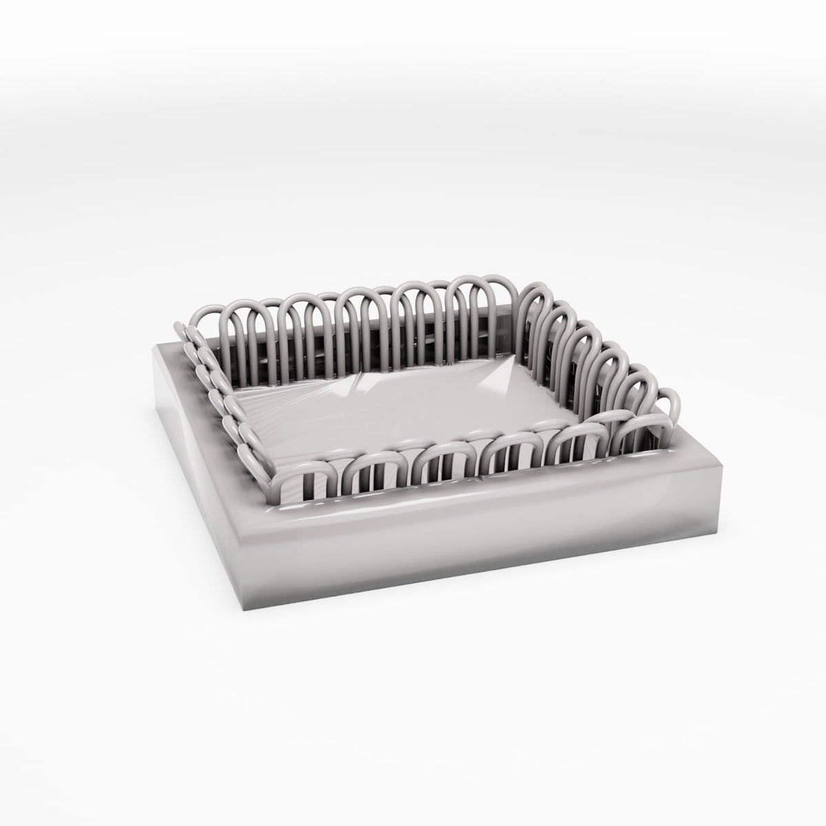 Photo produit de modélisme de diorama 3 : diorama urbain avec fosse d’arbre carrée et grille de protection (réf. 509D)