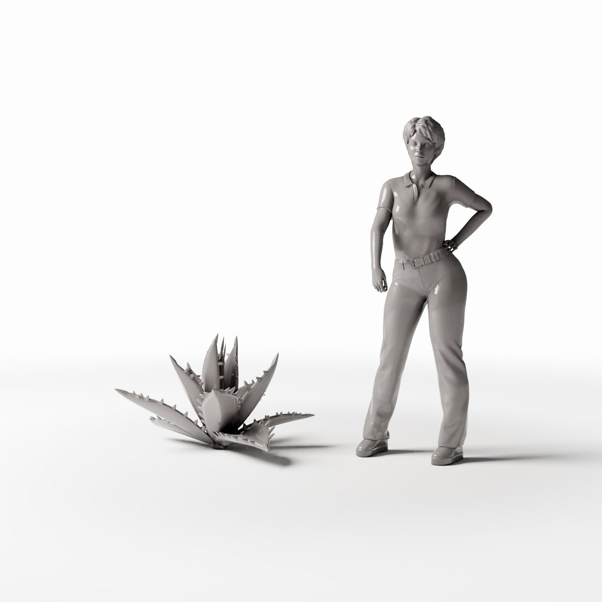 Photo produit de modélisme de diorama 1 : plantes de diorama : agave à rosette de feuilles (réf. 515D)