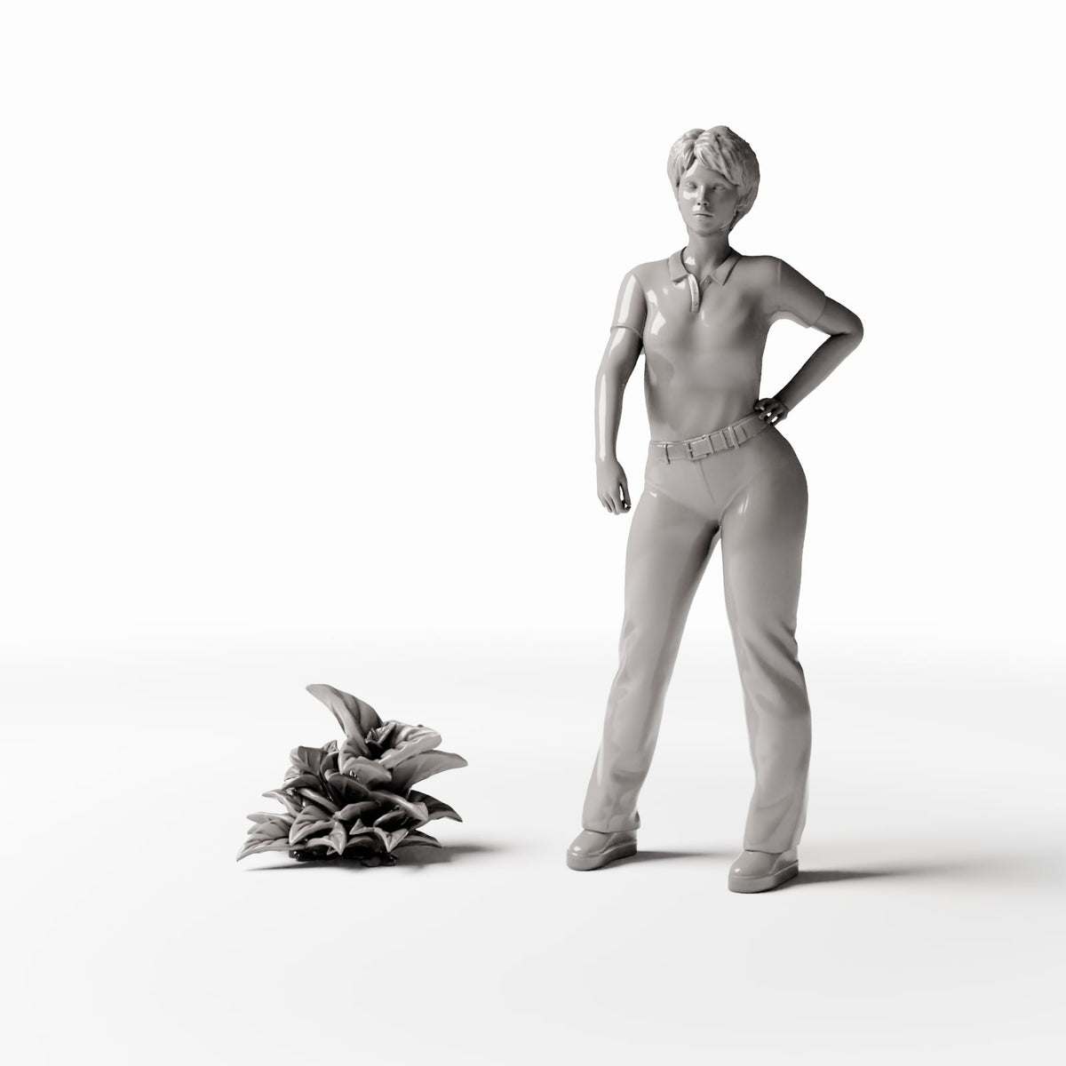 Photo produit de modélisme de diorama 1 : plantes de diorama : touffes de plantes couvre-sol (réf. 525D)