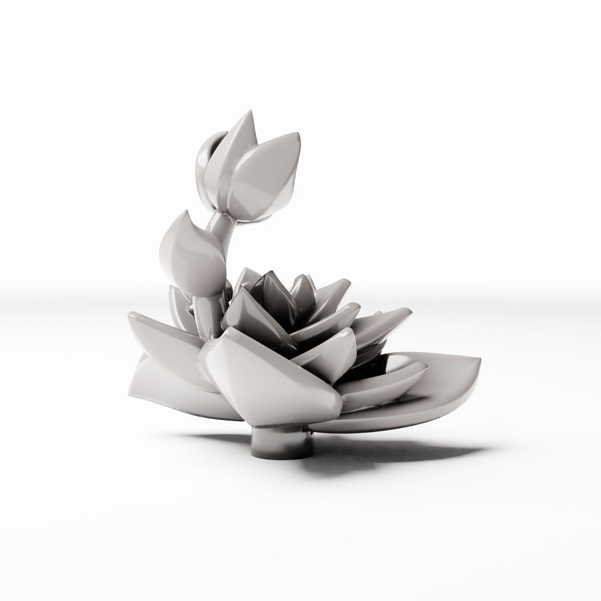 Photo de produit de modélisme de diorama 2 : plantes pour diorama : succulente avec rejet latéral (réf. 547D)