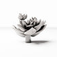 Photo produit de modélisme de diorama 0 : plantes de diorama : succulente en rosette (réf. 554D)