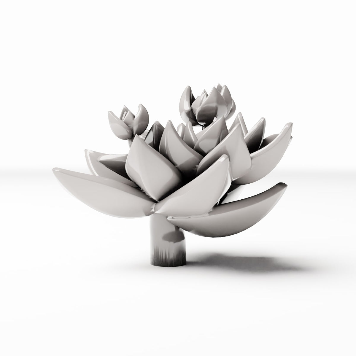 Photo produit de modélisme de diorama 2 : plantes de diorama : succulente en rosette (réf. 554D)