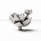 Photo produit de modélisme pour diorama 3 : plantes de diorama : succulente à rosettes (réf. 554D)
