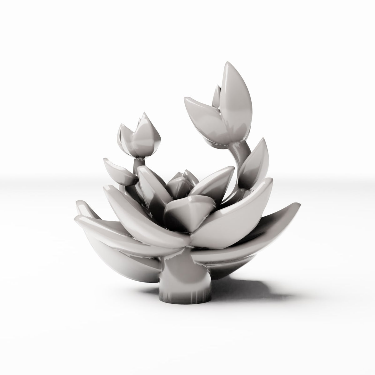 Photo produit 0 de modélisme de diorama : plantes de diorama : plante succulente à rosettes de feuilles (réf. 555D)