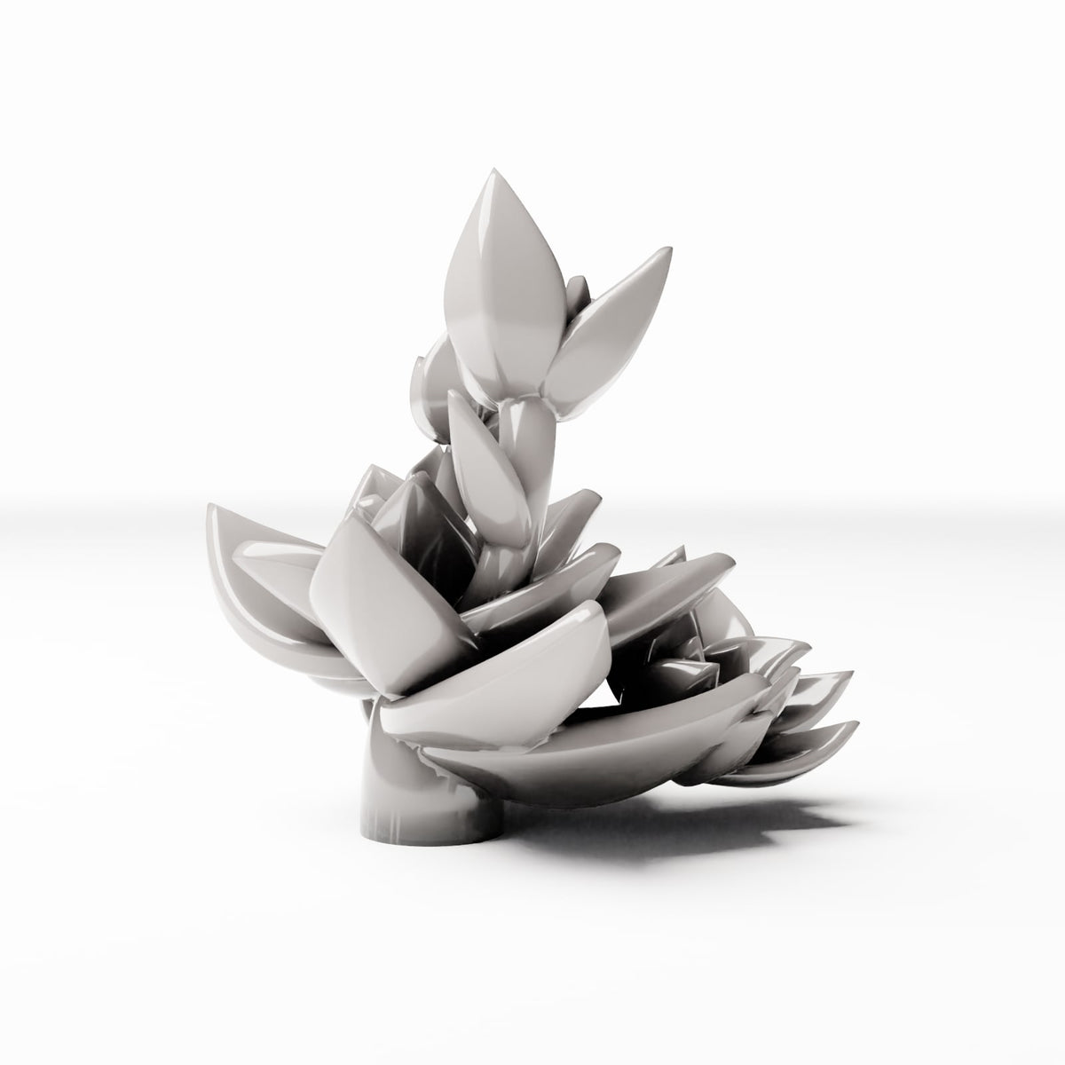 Photo produit 2 de modélisme de diorama : plantes de diorama : succulente à rosettes de feuilles (réf. 555D)