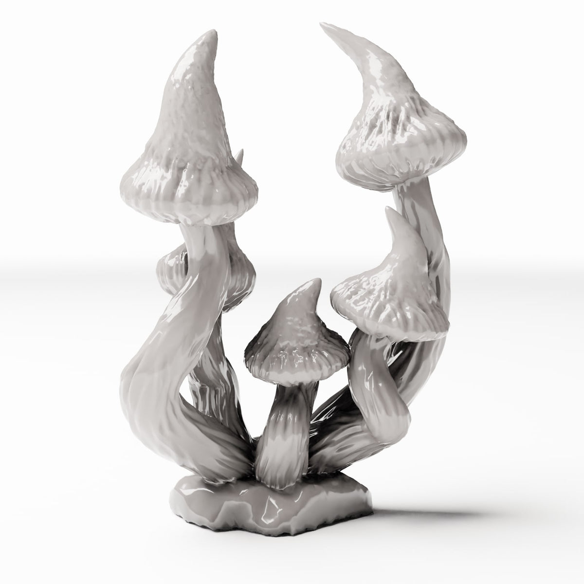 Photo produit de modélisme de diorama 3 : plantes de diorama : groupe de champignons pointus (réf. 560D)