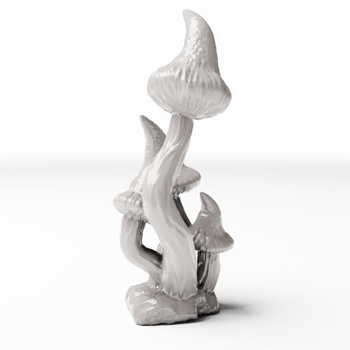 Photo produit de modélisme de diorama 0 : Plantes de diorama : groupe de champignons à chapeau pointu (réf. 561D)