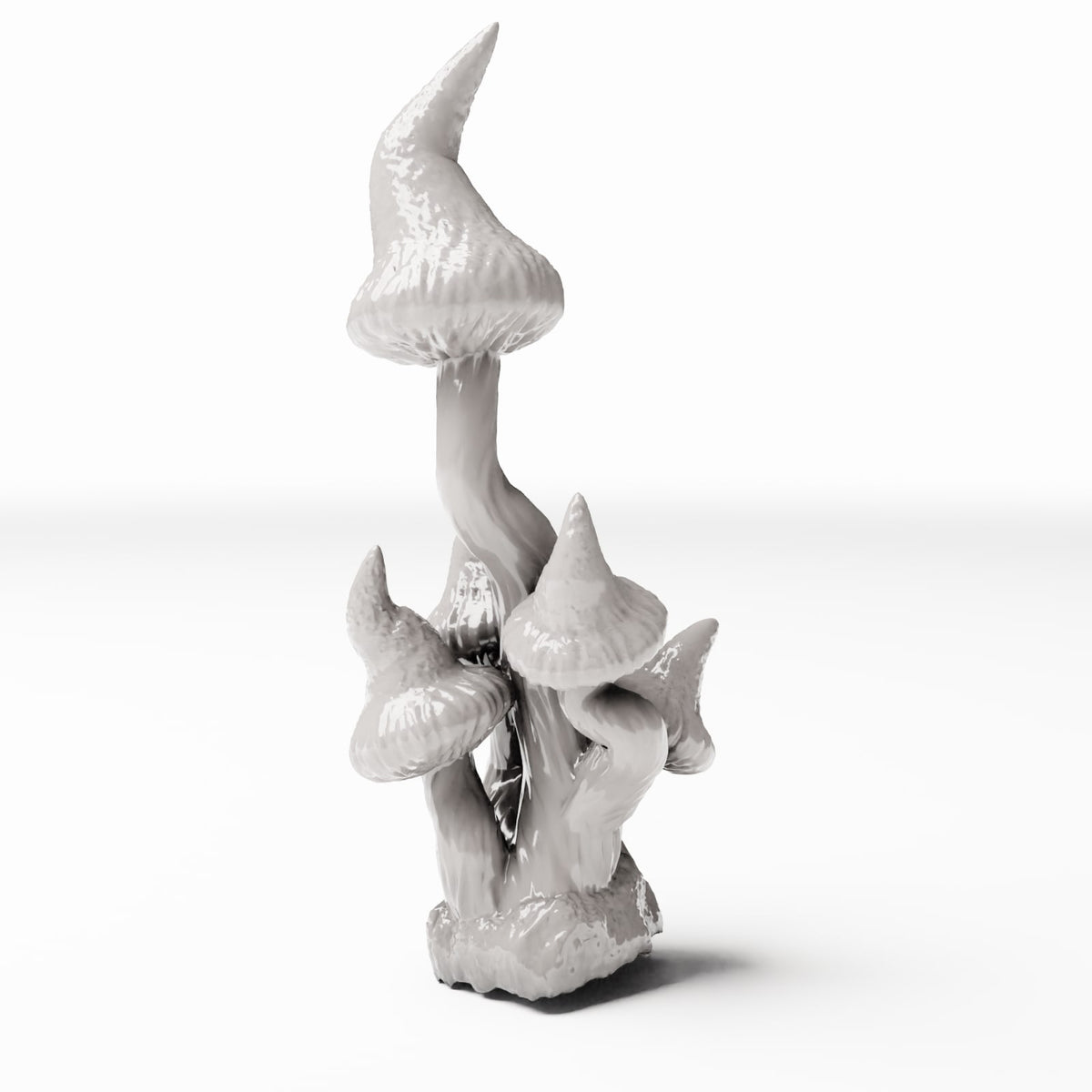 Photo produit de modélisme de diorama 3 : plantes de diorama : groupe de champignons pointus pour sol forestier (Réf. 563D)