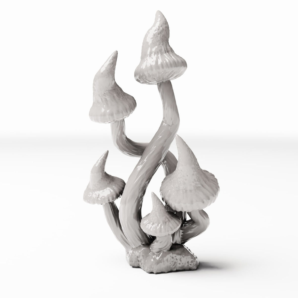 Photo produit 2 de modélisme de diorama : plantes de diorama : groupe de champignons pointus (réf. 565D)