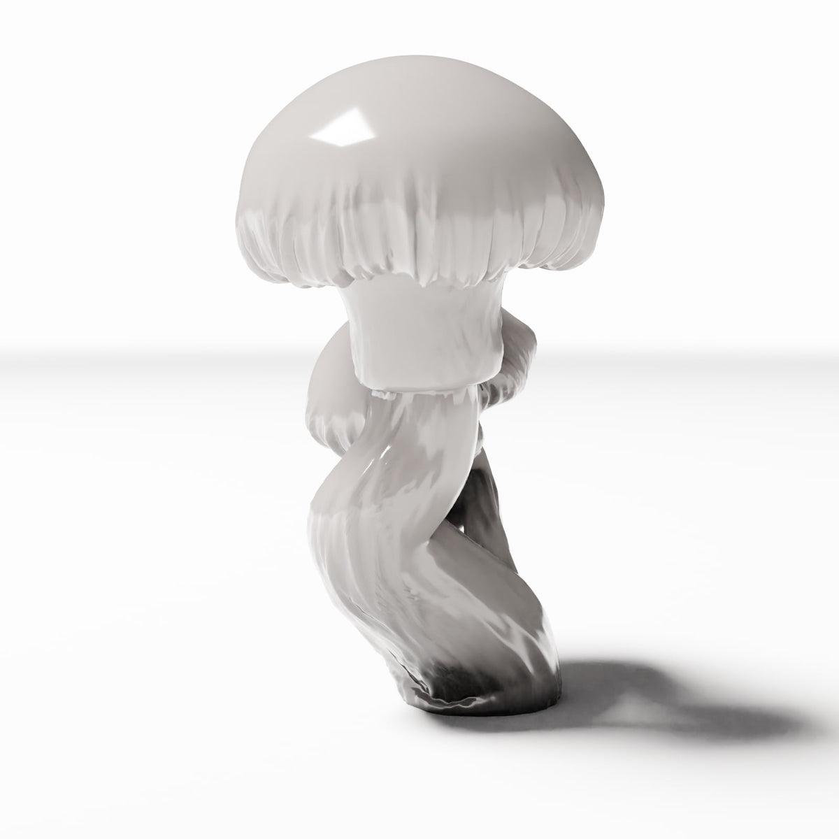 Photo de produit de modélisme de diorama 2 : plantes de diorama : champignons à chapeau rond, groupe de champignons (Réf. 568D)