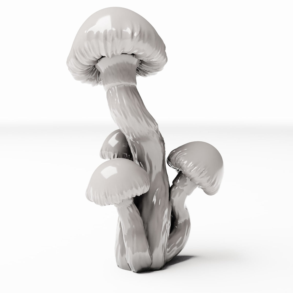Photo de produit de modélisme de diorama 2 : plantes de diorama : champignons à chapeau rond en groupe (réf. 570D)