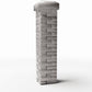 Photo produit de modélisme de diorama 3 : architecture de diorama : pilier de mur en pierre (réf. 581D)
