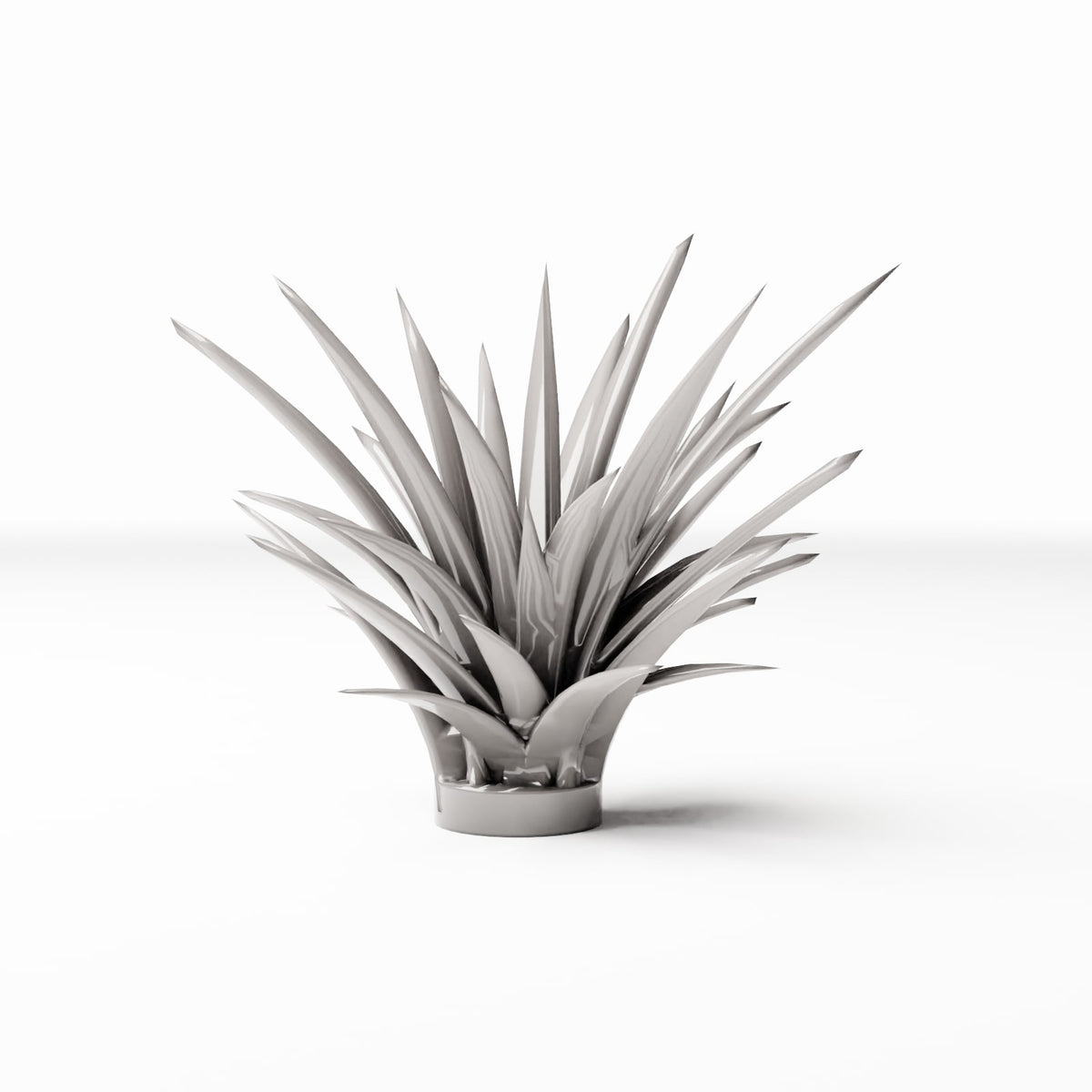 Photo produit de modélisme de diorama 0 : Plantes de diorama : plante en rosette en pot de fleurs (Réf. 582D)