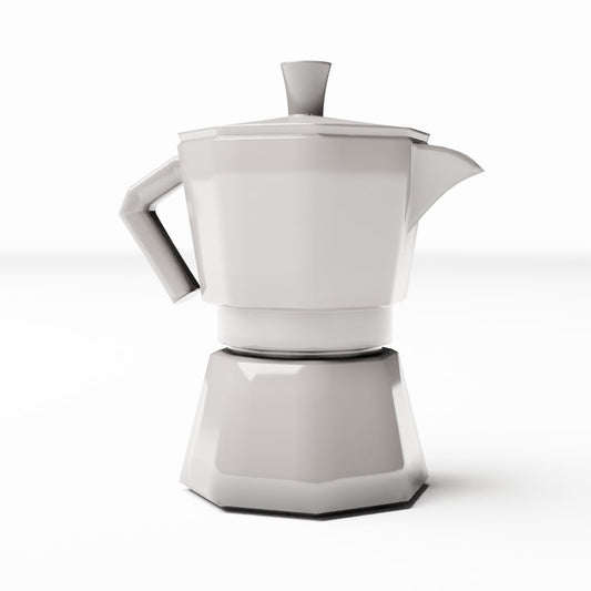 Photo produit pour diorama et modélisme 0 : Cuisine de diorama : cafetière en aluminium (Ref. 595D)