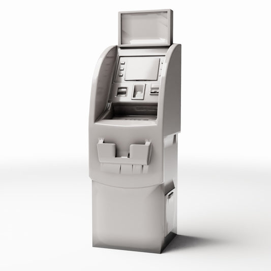 Photo produit pour diorama et modélisme 0 : Diorama urbain : distributeur automatique de billets autoportant (Ref. 596D)