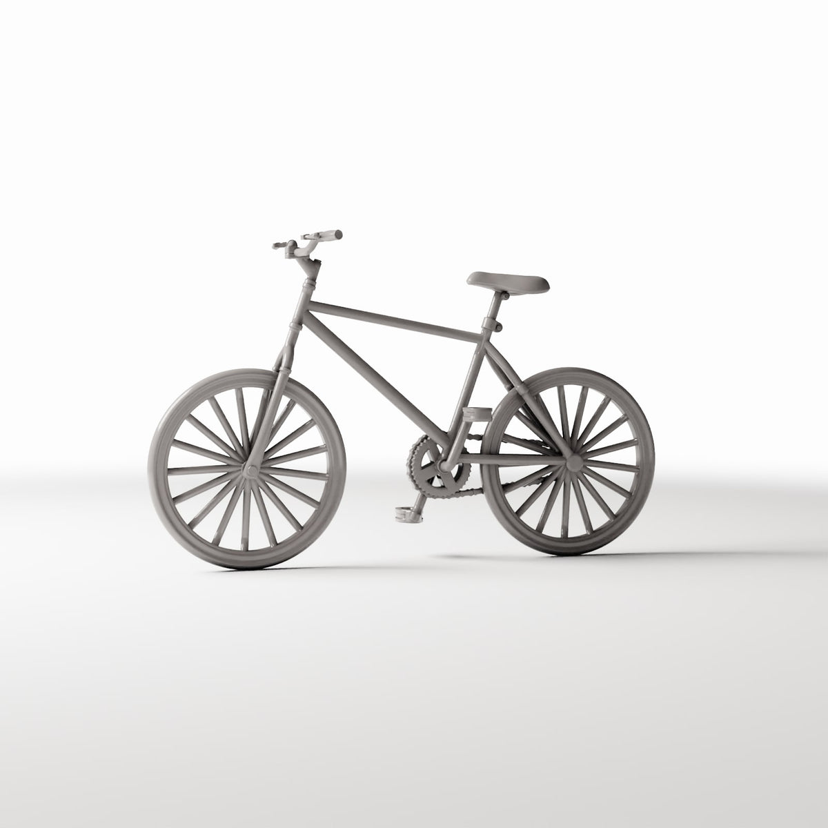 Diorama Modellbau Produktfoto 3: Diorama Stadt: Klassisches Stadtfahrrad (Ref. 597D)