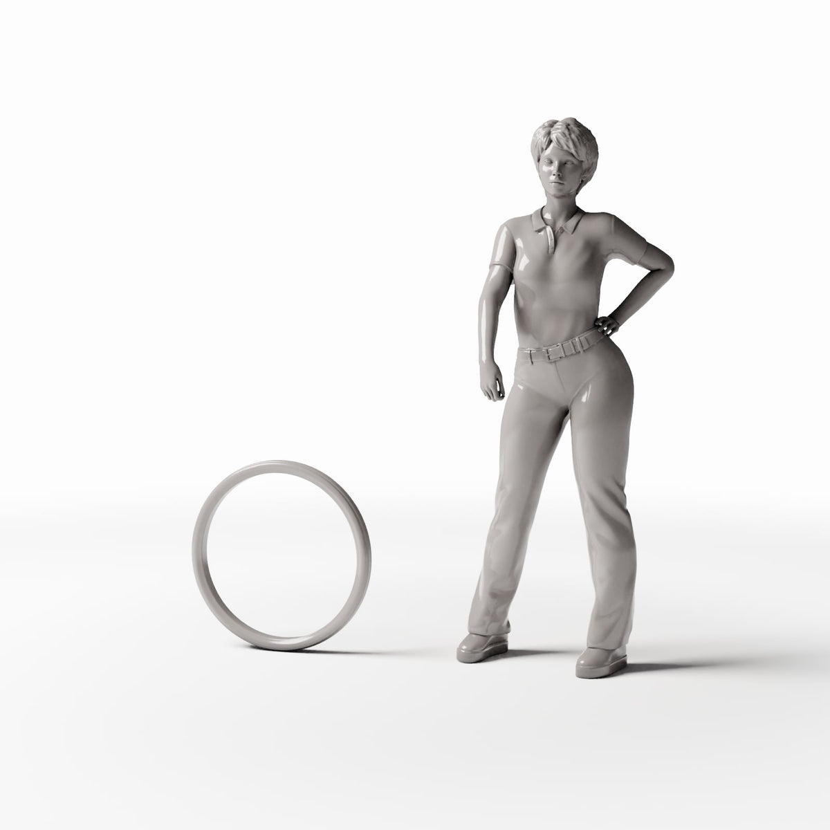 Photo produit pour diorama et modélisme 1 : Atelier de diorama : pneu de vélo de rechange (Ref. 598D)