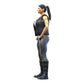 Figurine miniature : motarde/membre de gang avec gilet (n° 284)