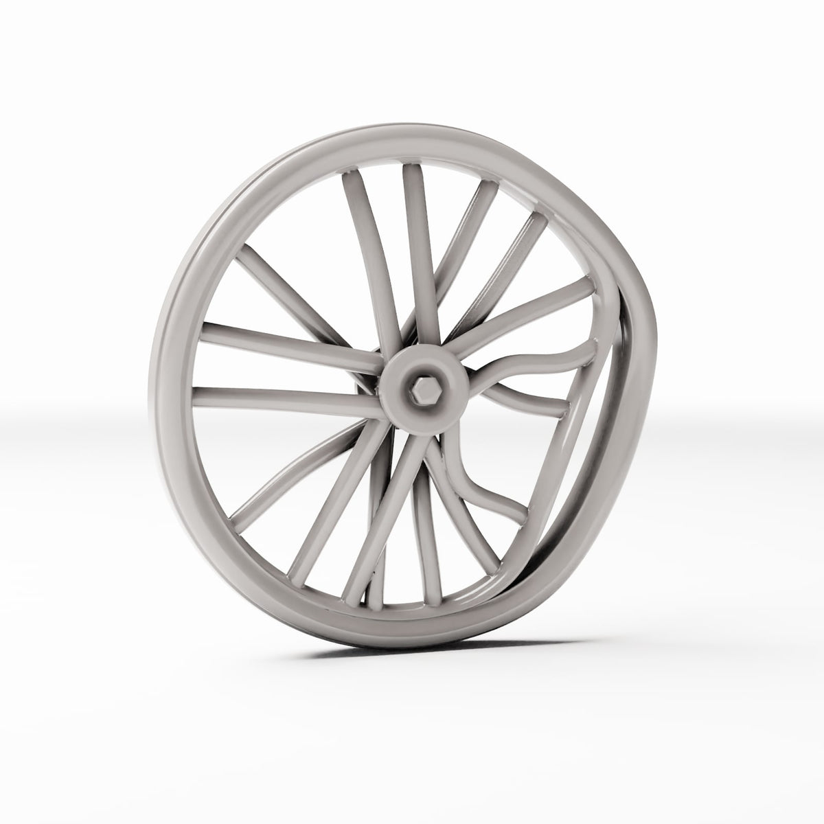 Photo produit pour diorama et modélisme 3 : Diorama de rue : roue de vélo endommagée (Ref. 601D)