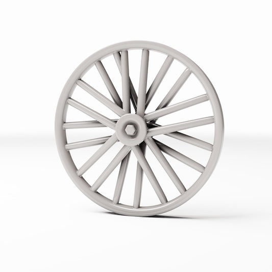 Photo produit pour diorama et modélisme 0 : Atelier de diorama : roue de vélo avec rayons et moyeu (Ref. 602D)