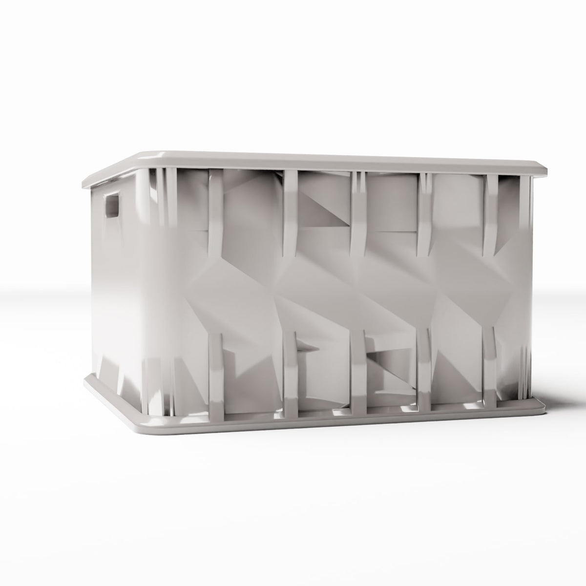 Photo produit pour diorama et modélisme 3 : Diorama Entrepôt : Caisse à bouteilles vide avec compartiments (Ref. 614D)