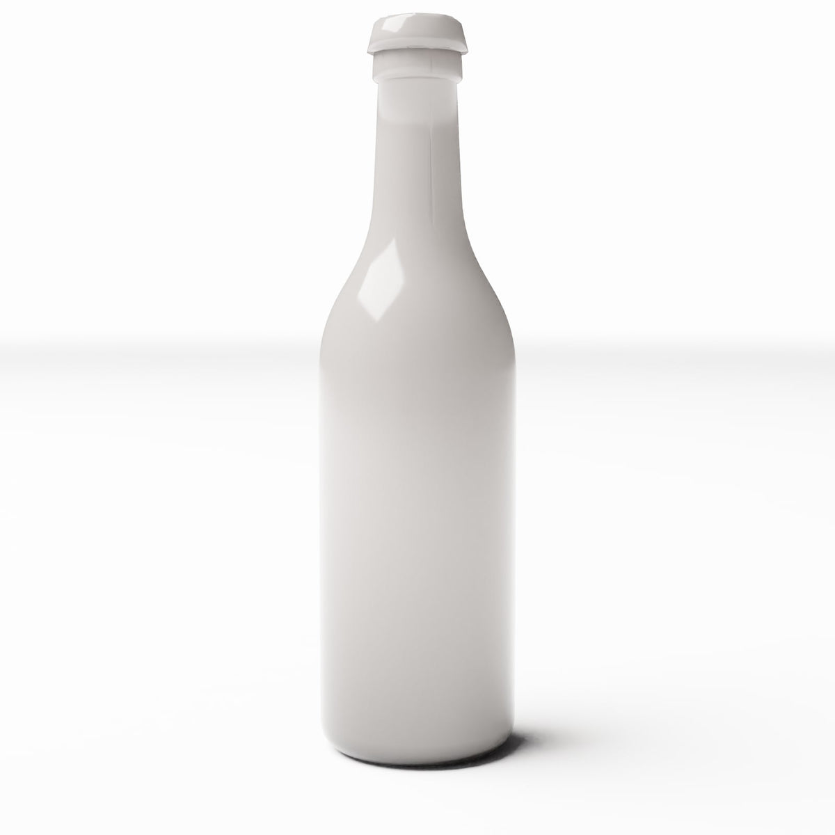 Photo produit pour diorama et modélisme 3 : Cuisine de diorama : Bouteille en verre élancée avec bouchon (Ref. 617D)