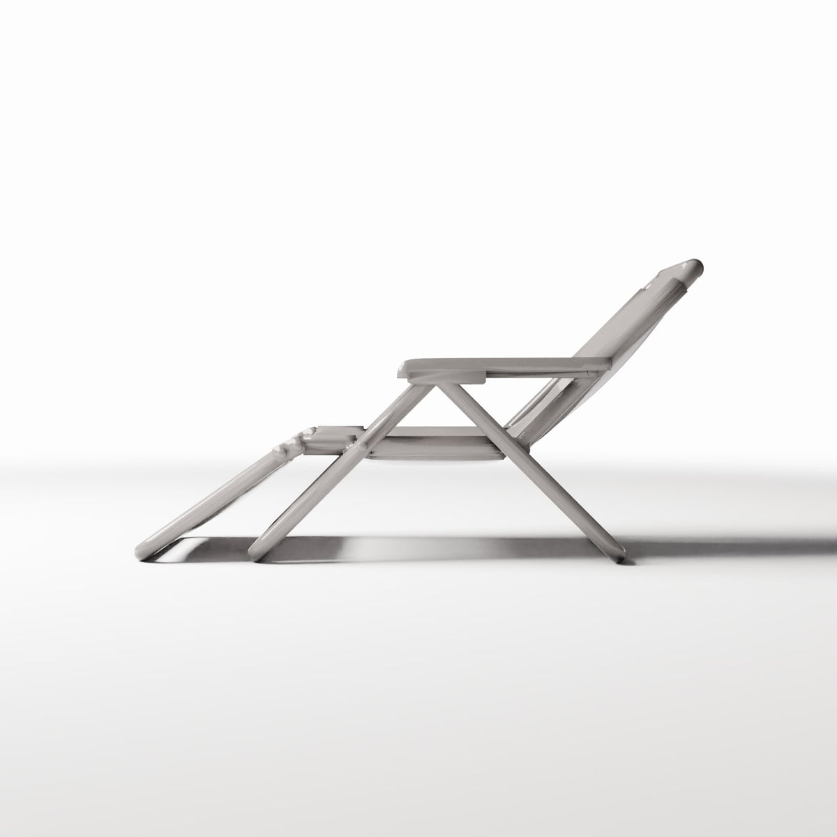 Photo produit pour diorama et modélisme 2 : Mobilier de diorama : chaise longue pliante avec repose-jambes (Ref. 648D)