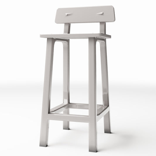 Photo produit pour diorama et modélisme 0 : Mobilier de diorama : tabouret de bar à assise carrée (Ref. 656D)