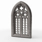 Photo produit pour diorama et modélisme 0 : Bâtiment de diorama : fenêtre d’église gothique en demi-élément (Ref. 679D)