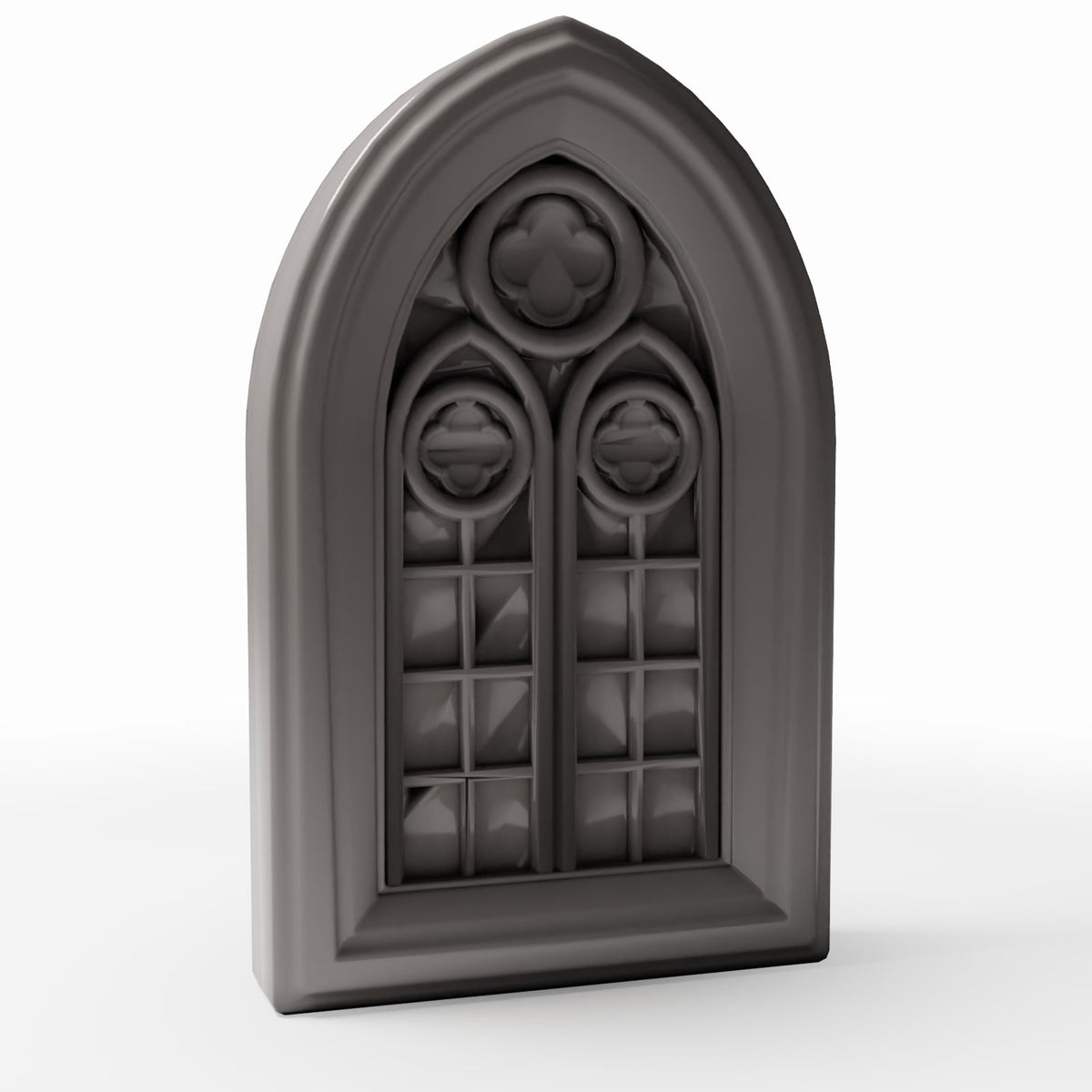 Photo produit pour diorama et modélisme 3 : Bâtiment de diorama : fenêtre d’église gothique à remplage (Ref. 680D)