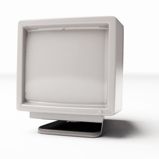 Photo produit pour diorama et modélisme 0 : Aménagement de diorama : Moniteur à tube cathodique des années 1990 (Ref. 691D)