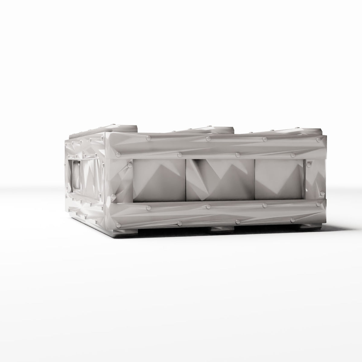 Photo produit pour diorama et modélisme 3 : Diorama de stockage : caisse en bois fermée (Ref. 697D)