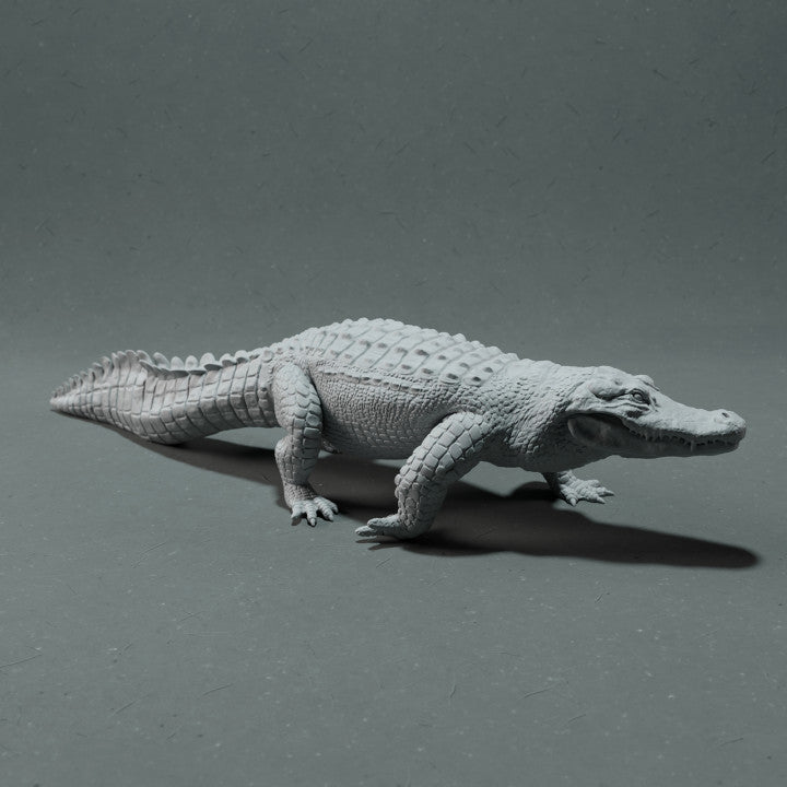 Photo produit figurine animale Animal Den Miniatures 1 : figurine animale des marais : alligator du Mississippi (22_10_12)