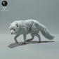 Photo produit figurine animale Animal Den Miniatures 0 : Figurine animale polaire : Renard polaire (22_12_18)