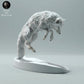 Photo du produit : figurine animalière Animal Den Miniatures 1 : figurine animalière polaire : renard polaire bondissant (22_12_17)