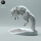 Photo du produit figurine animalière Animal Den Miniatures 3 : Figurine animalière polaire : renard polaire - sautant (22_12_17)