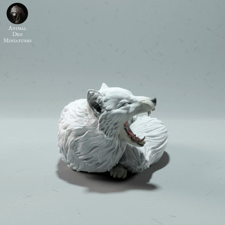 Produktfoto Tierfigur Animal Den Miniatures 1: Polar Tierfigur: Polarfuchs - schlafend (22_12_16)