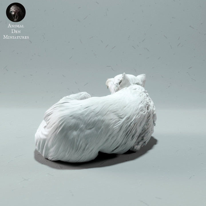 Produktfoto Tierfigur Animal Den Miniatures 2: Polar Tierfigur: Polarfuchs - schlafend (22_12_16)