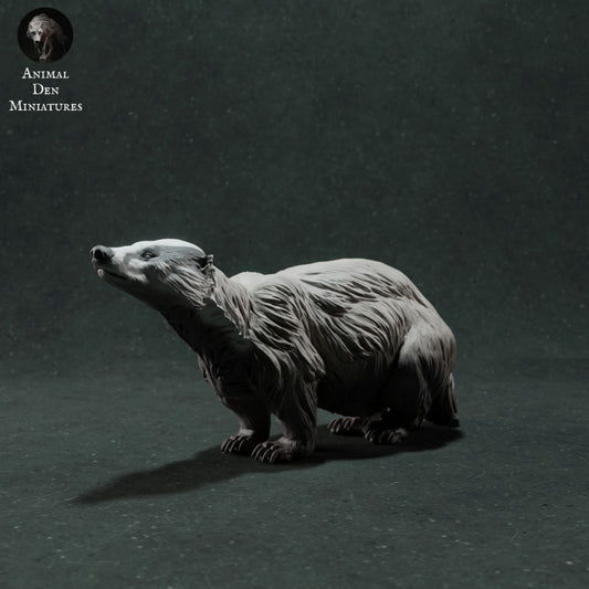 Photo produit figurine animale Animal Den Miniatures 0 : figurine d’animal sauvage : blaireau européen (22_11_08)