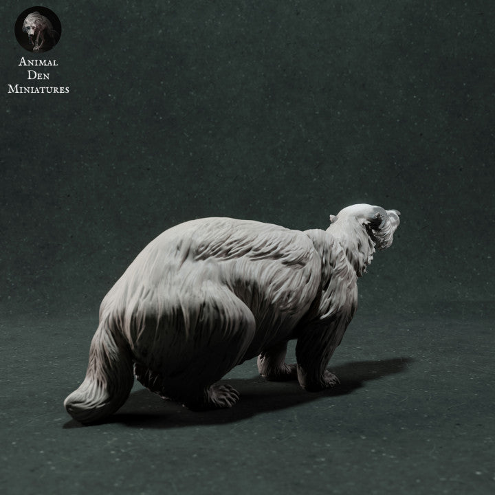 Photo du produit, figurine animale Animal Den Miniatures 2 : figurine d’animal sauvage : blaireau européen (22_11_08)