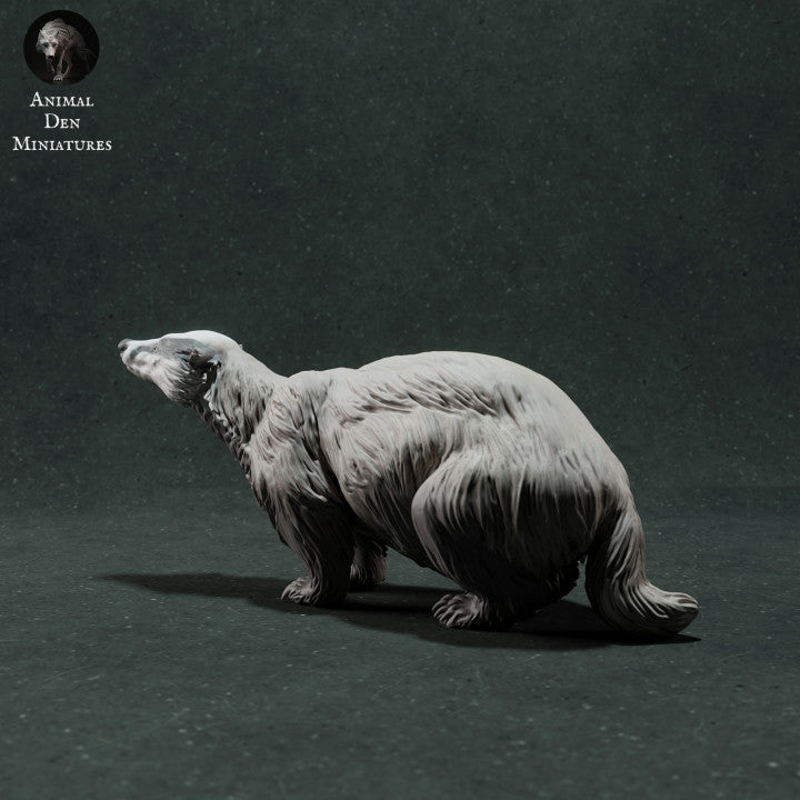 Photo produit figurine animale Animal Den Miniatures 3 : figurine d’animal sauvage : blaireau européen (22_11_08)