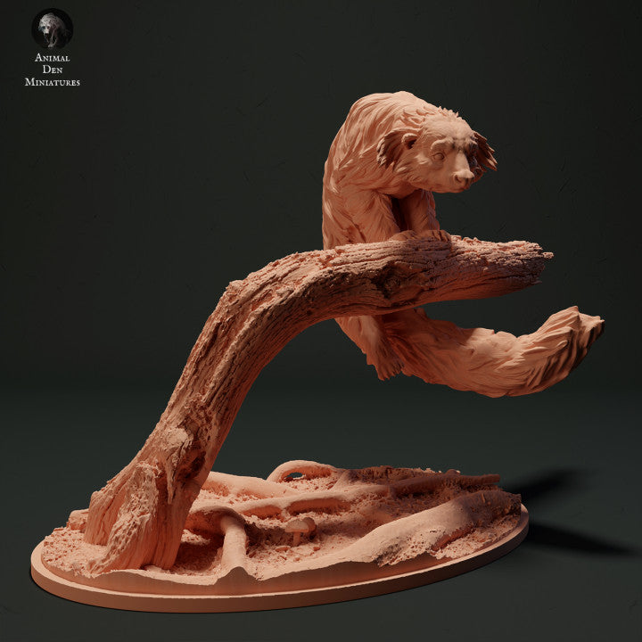 Photo du produit, figurine animale Animal Den Miniatures 0 : figurine d’animal sauvage : binturong - grimpant (23_05_07)