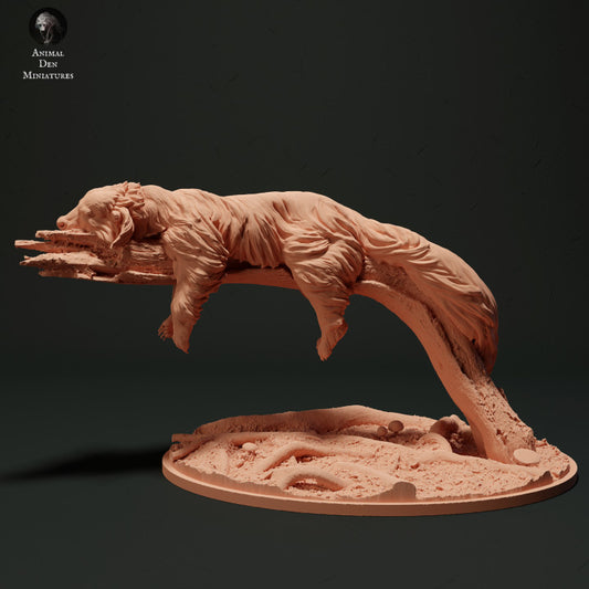 Photo du produit figurine animale Animal Den Miniatures 0 : figurine d’animal sauvage : Binturong - endormi (23_05_06)