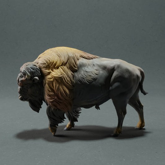 Photo de produit figurine animale Animal Den Miniatures 0 : animal sauvage, figurine animale : bison américain (22_10_15)