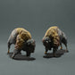 Photo produit figurine animale Animal Den Miniatures 0 : figurine d’animal sauvage : bison américain - combattant (22_10_13)